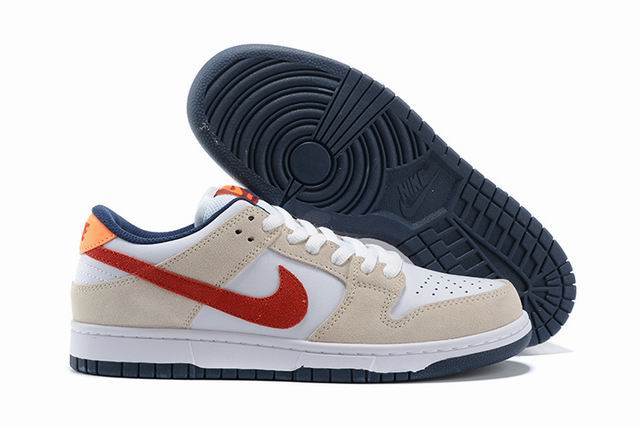 Cheap Nike Dunk Sb Men's Shoes White Beige Red-15 - Click Image to Close